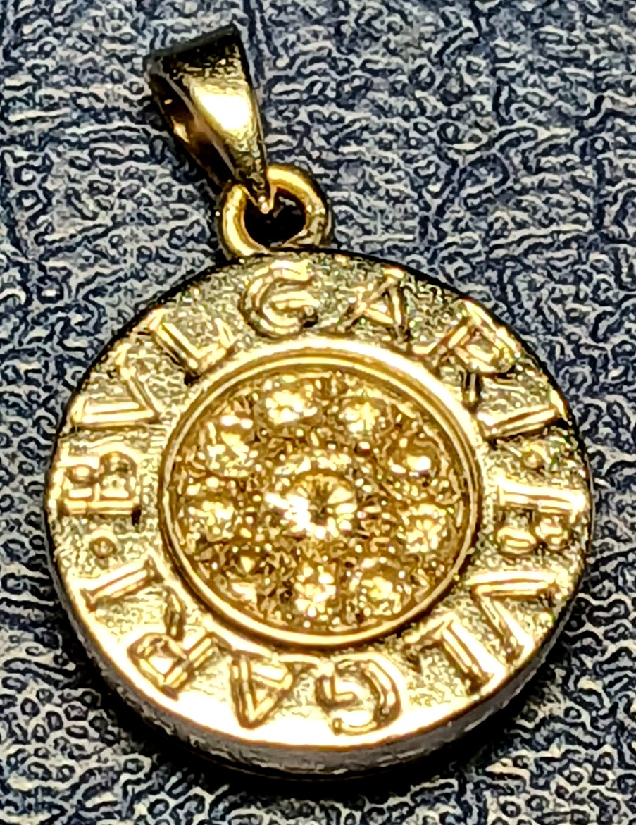 Bulgari- Pendente oro e brillanti kt. 0.16 e orecchini Oro e Onice. -photo-3