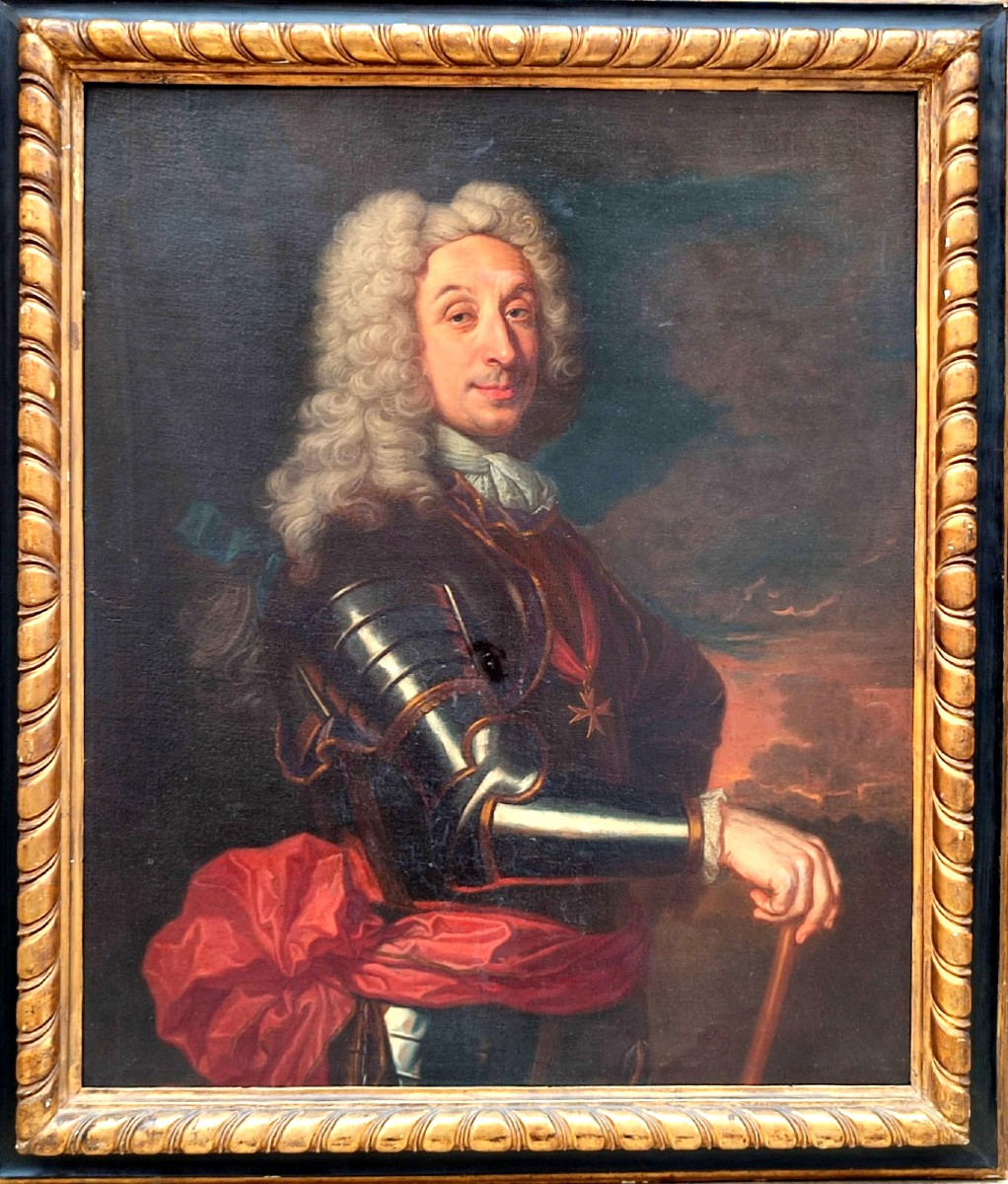 Comandante Johann Matthias Von Der Schulenburg, dell'Ordine di Malta, opera di F.Solimena-photo-2