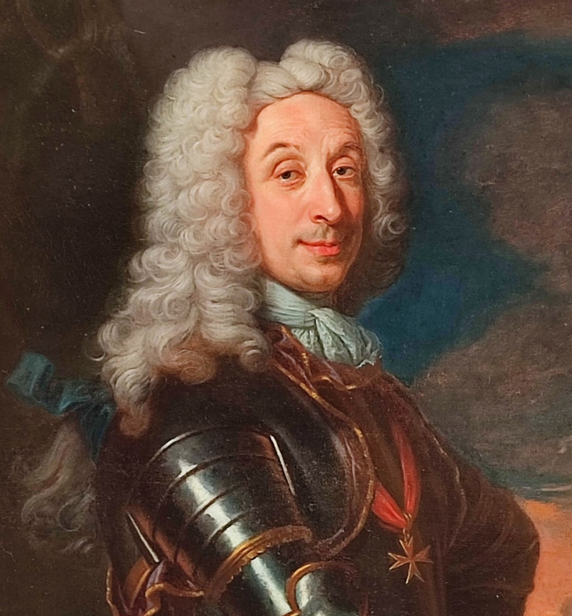 Comandante Johann Matthias Von Der Schulenburg, dell'Ordine di Malta, opera di F.Solimena-photo-3