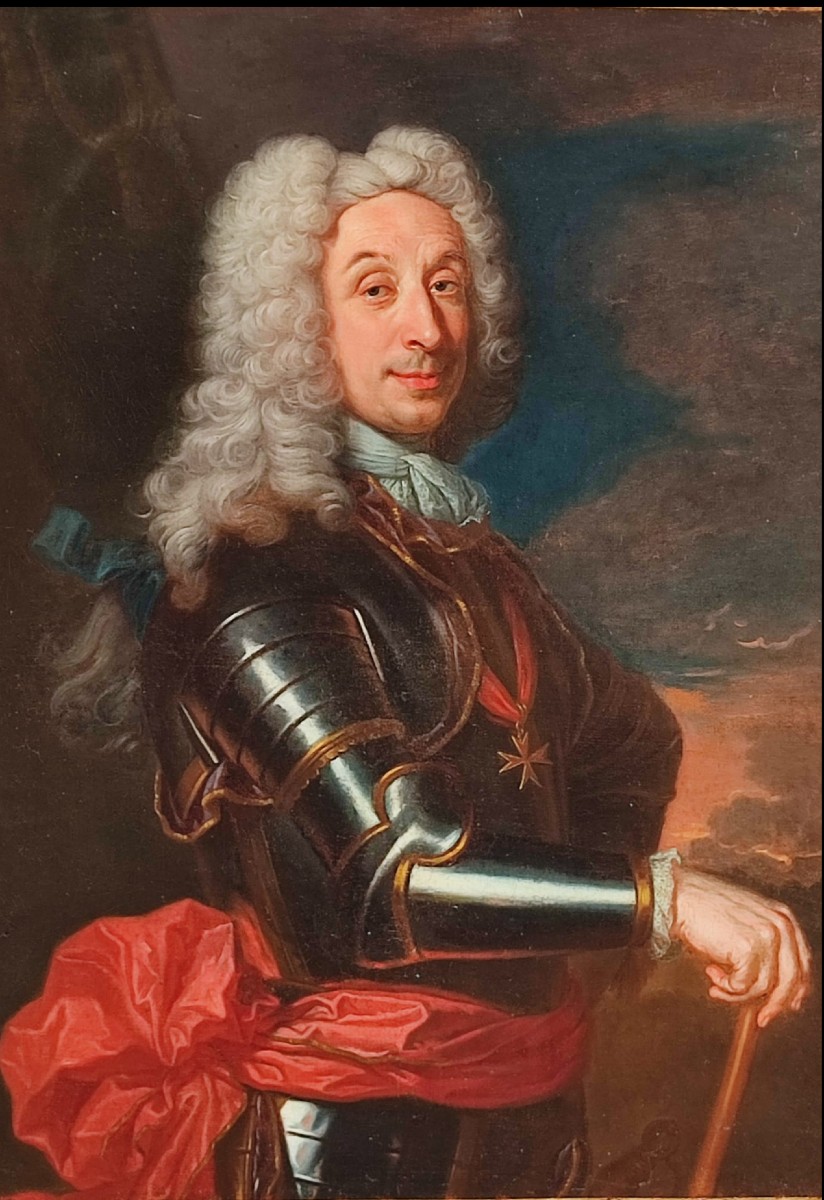 J. Matthias Von Der Schulenburg, comandante dell'Ordine di Malta, opera di Francesco Solimena