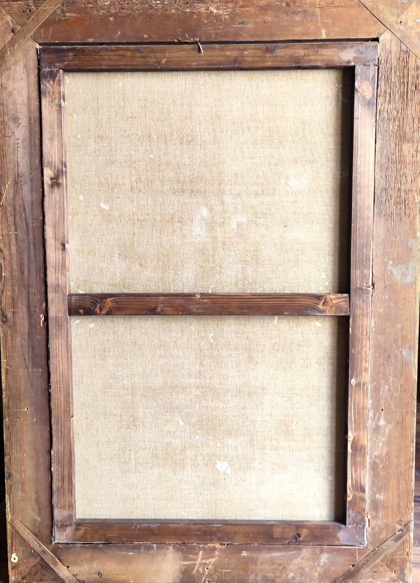 Charles Le Brun. Autoritratto giovanile con lunghi capelli sciolti.-photo-2