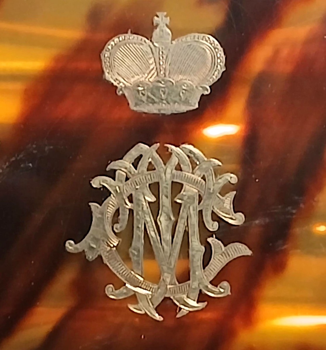 Scrigno in tartaruga, Necessaire argento laminato oro 'Asprey 'fornitori della regina Vittoria.-photo-3