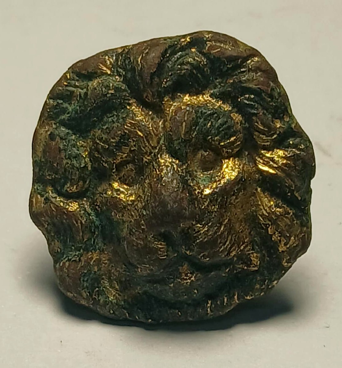 Bottone Normanno da mantello di un nobile guerriero Normanno. Sicilia sec. XII-photo-4