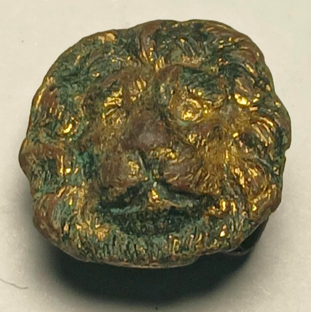 Bottone Normanno da mantello di un nobile guerriero Normanno. Sicilia sec. XII