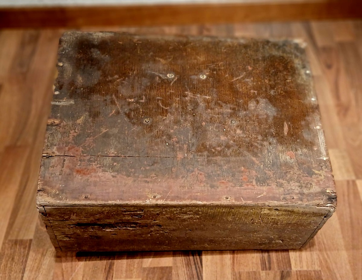 Clacson  a tromba da Carrozza azionato a manovella . Secolo  XIX  -photo-4