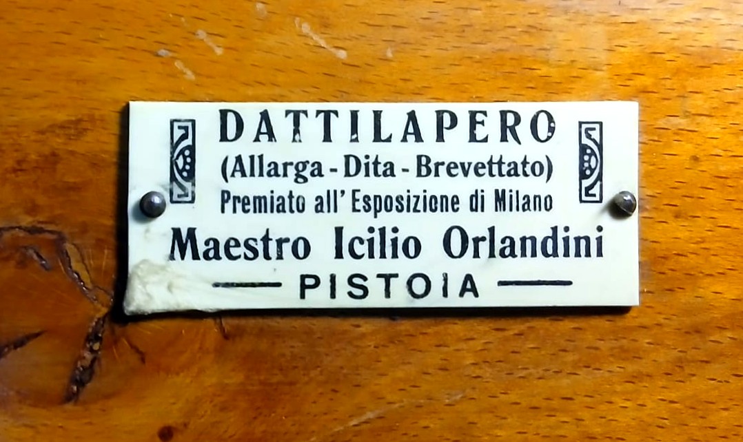 Brevetto 'Allarga dita' per pianisti DATTILOPERO  premiato alla Esposizione di Milano nel 1906.-photo-3