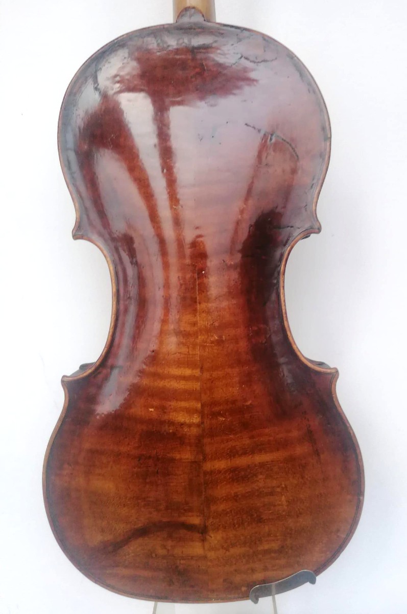  Violino del 700' di liuteria italiana, dalle misure professionali. Sonorità pastosa e calda.-photo-2