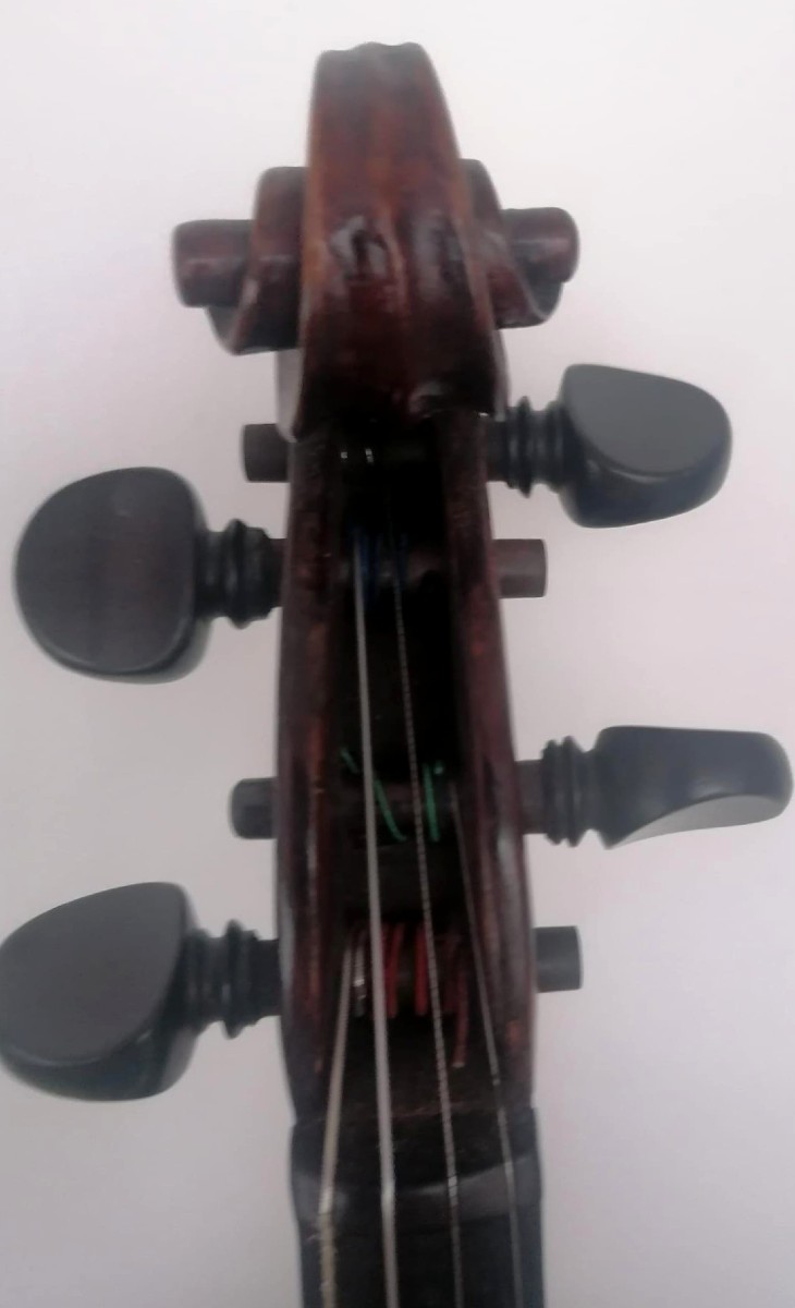  Violino del 700' di liuteria italiana, dalle misure professionali. Sonorità pastosa e calda.-photo-4
