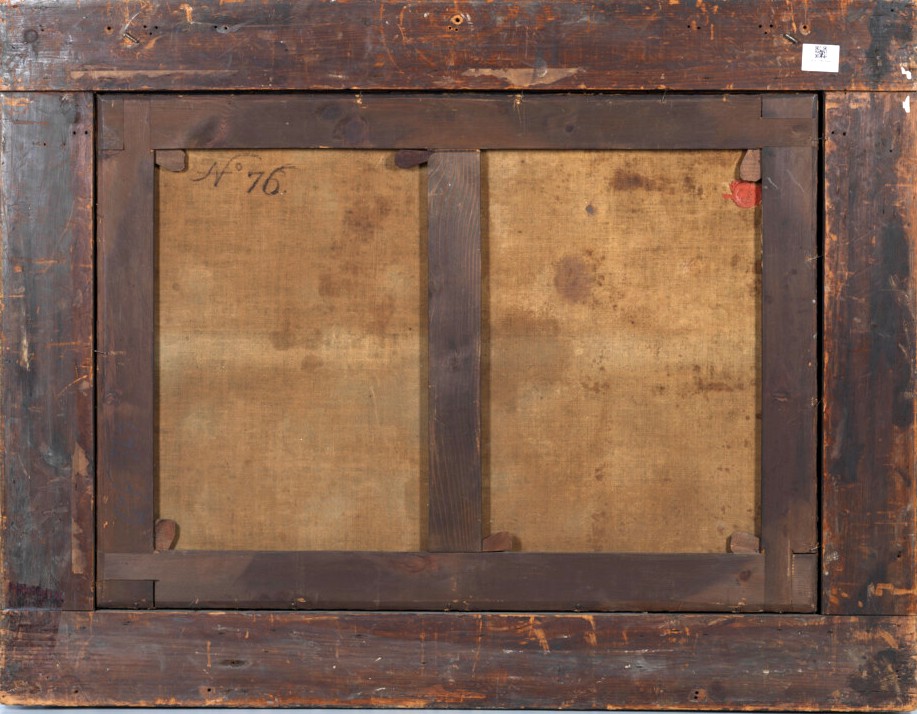 Andrea Michieli detto Il Vicentino. 'Mosè salvato dalle acque' in  splendida cornice originale.-photo-3