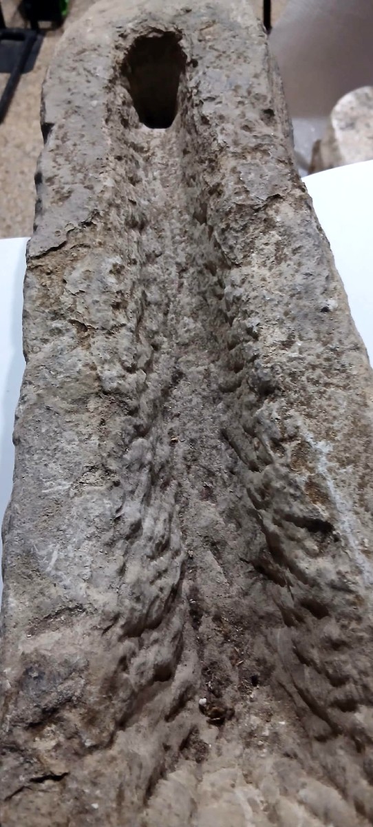 Bocca di Fontana bizantina in pietra scolpita. Sicilia sec IX - XI-photo-4