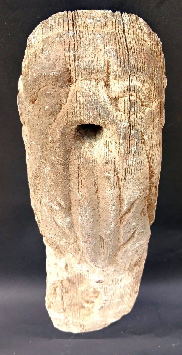 Bocca di Fontana bizantina in pietra scolpita. Sicilia sec IX - XI-photo-2