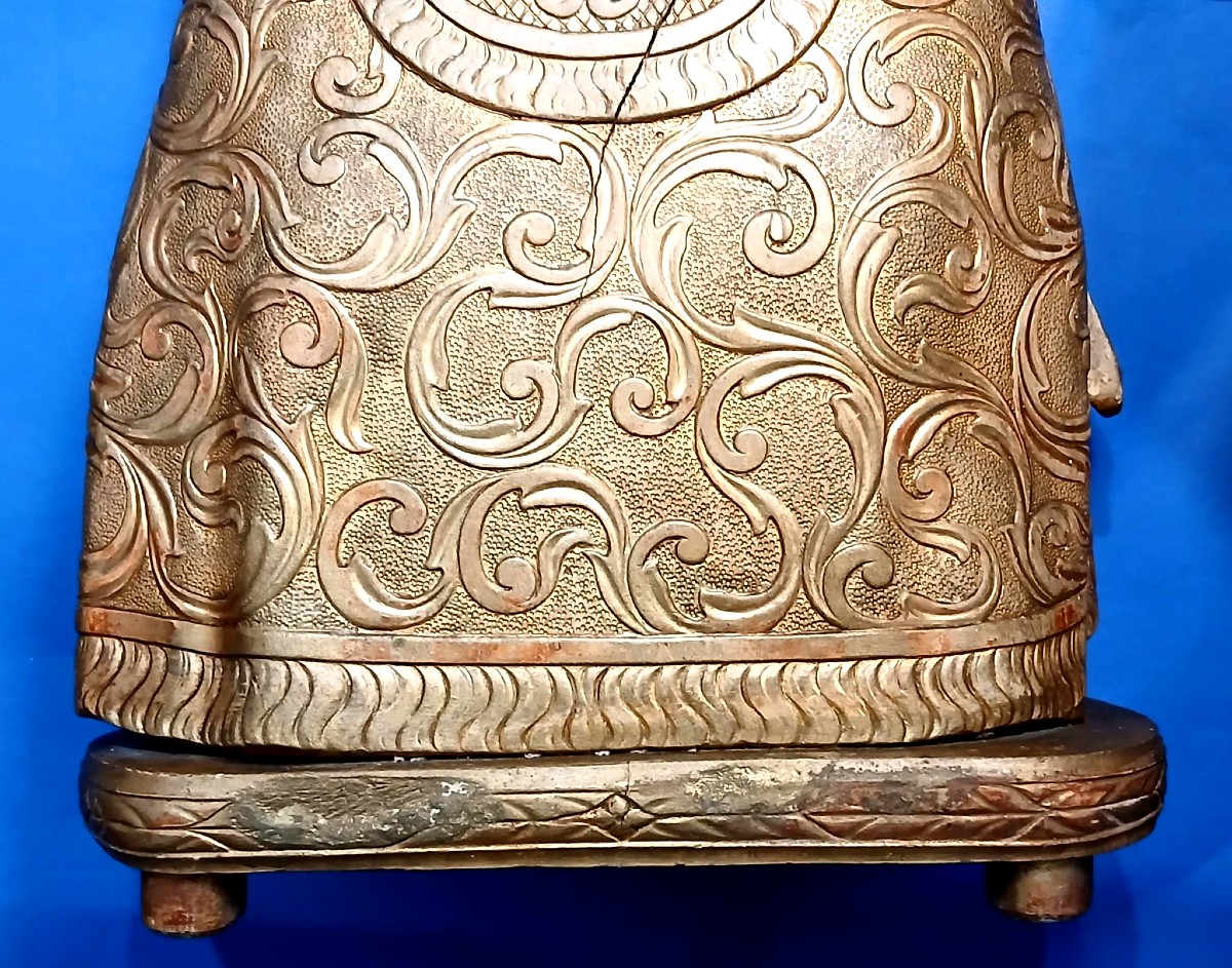 San Gennaro - Scultura lignea e pastiglia dorata, epoca Luigi XVI - Italia sec. XVIII-photo-2