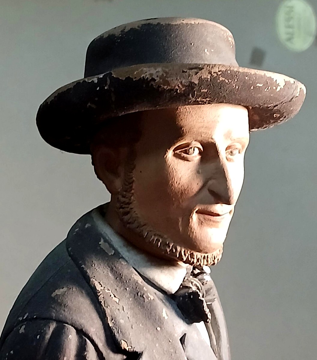 Bongiovanni Vavccaro in Caltagirone scultura in terracotta policroma : 'Il Campiere'-photo-4