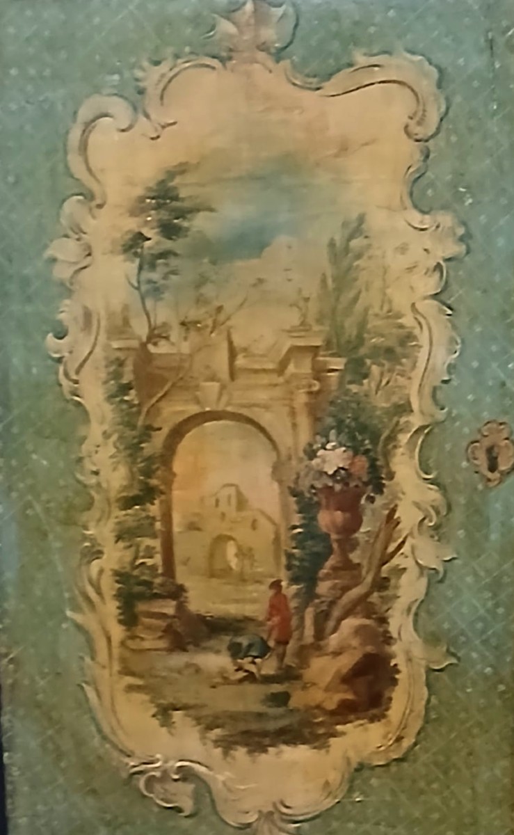 TRUMEAU DIPINTO SICILIA SEC XVIII-photo-2