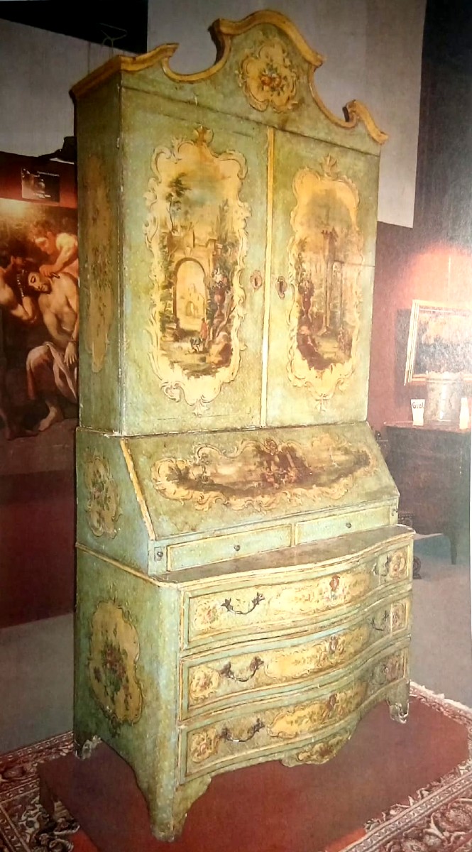 TRUMEAU DIPINTO SICILIA SEC XVIII