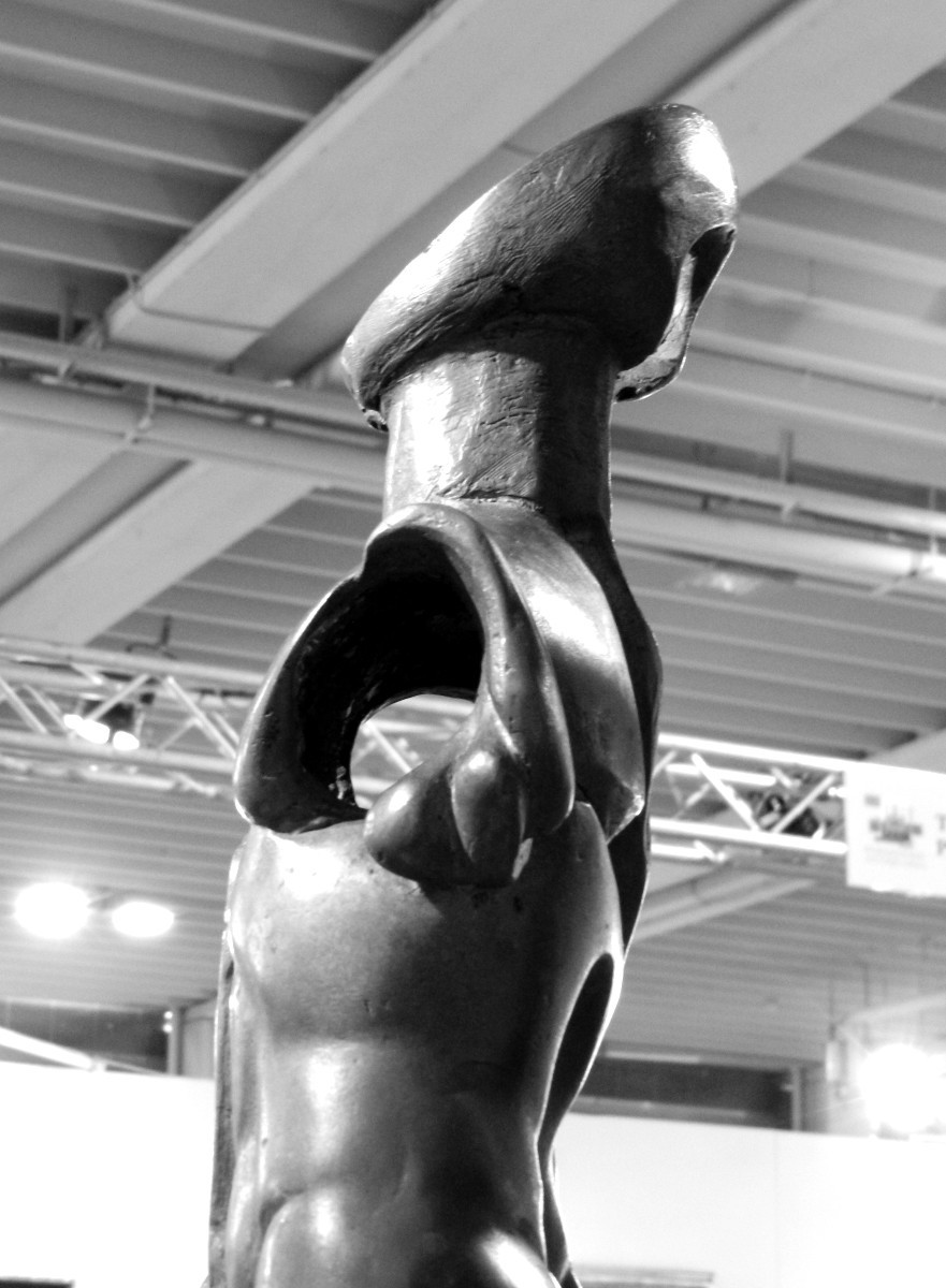 Umberto Boccioni 'L'Uomo Bruco' ovvero 'Fusione di Forma Umana' cm.80 (1911-1912)-photo-8