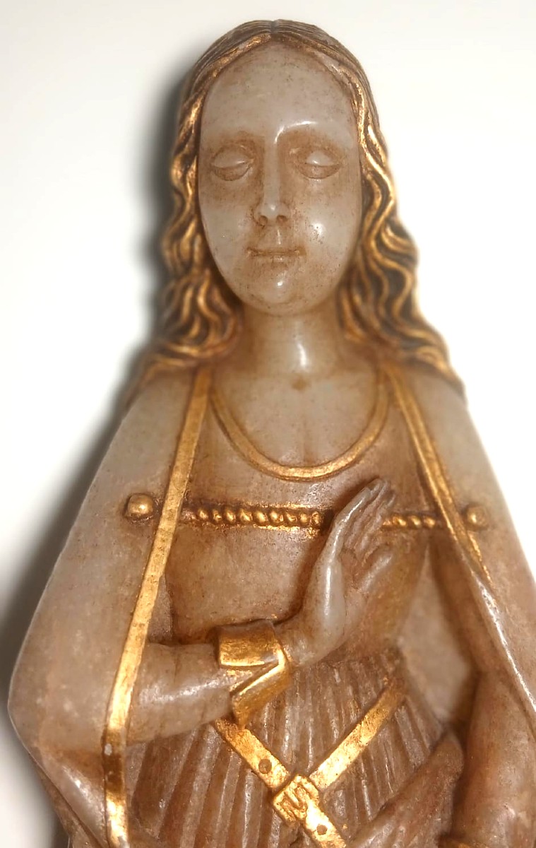 Santa Maria Maddalena - Scultura in alabastro della scuola di Ménises risalente agli albori del-photo-2