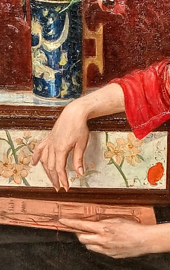 Natala Attanasio : ' La Ragazza che sfoglia l'Album'  datato 1896.-photo-4