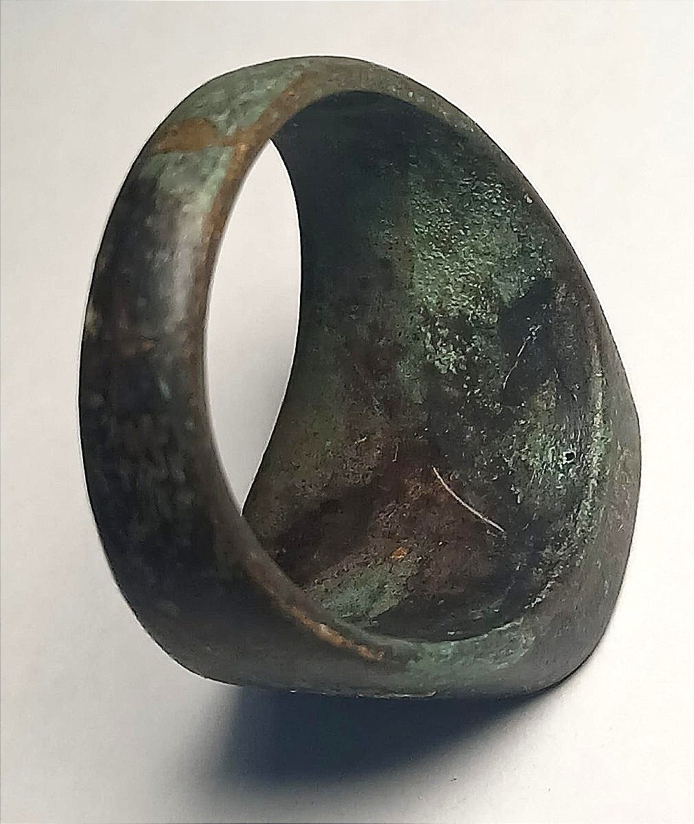 Anello Templare in argento con lo scudo crociato ( Beauseant) emblema Templare per eccellenza.-photo-1