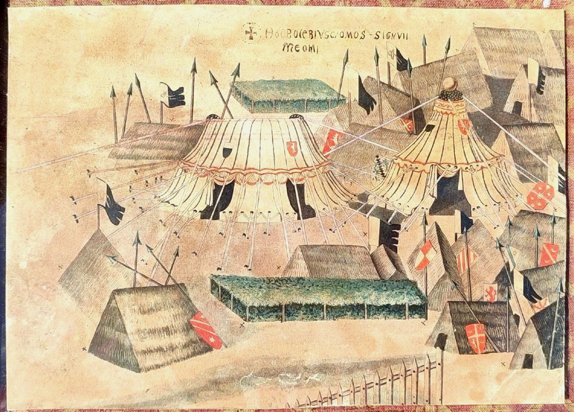 I Bozzetti originali dell'affresco del Guidoriccio da Fogliano (firmati e datati)-photo-3