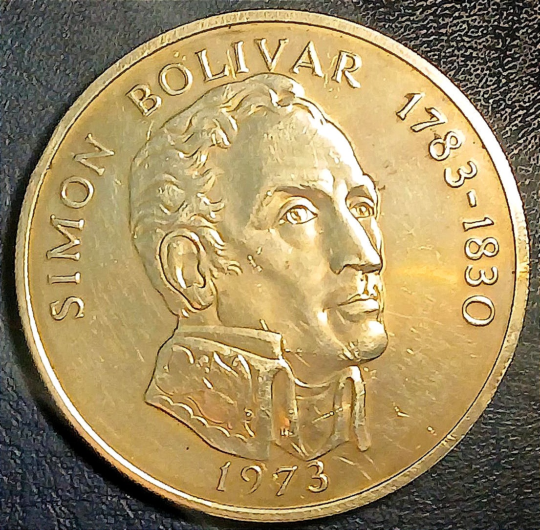 Moneta  Repubblica di Panama 20 Balboa 1973 gr.130 argento 925 , diametro  61 mm.