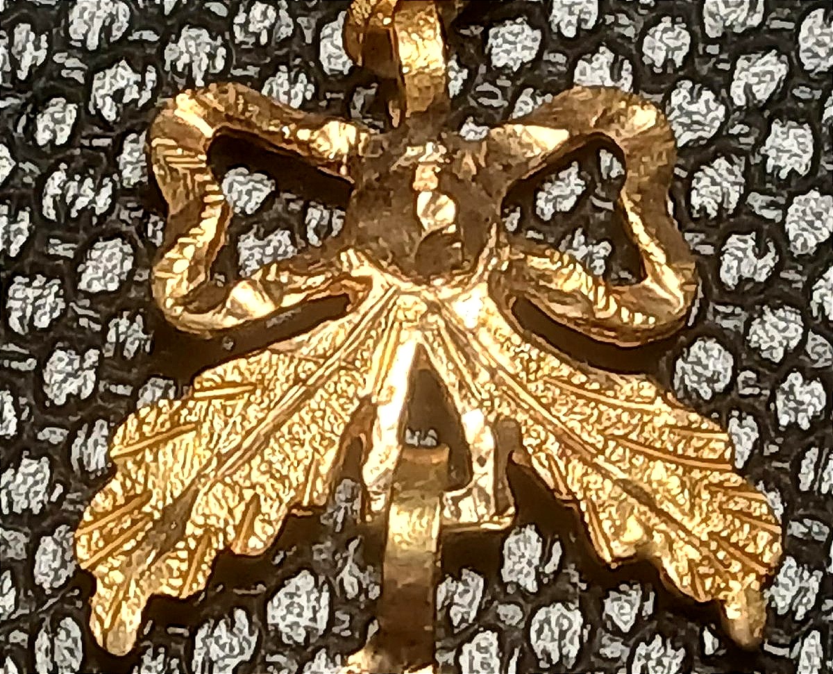 Orecchini Luigi XVI in oro alto titolo a tre corpi. Sicilia 1780 circa. Console G.C.-photo-1