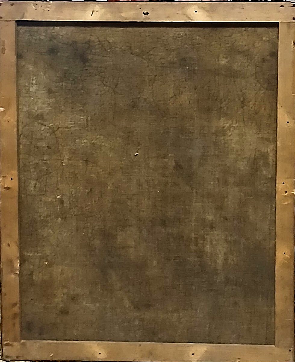 Mario Nuzzi detto 'Mario de' Fiori'. ( 1603-1673) Vaso antropomorfo con fiori . ( cm.70x64 )  -photo-2
