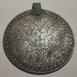 Medaglione Templare  in argento