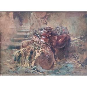Tito Pellicciotti- 'Tre amici a Colazione'