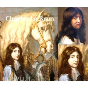 Charles Le Brun. Autoritratto giovanile con lunghi capelli sciolti.