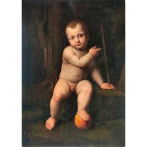 Marco d'Oggiono. Opera del primo 500' dell'allievo di Leonardo, dipinta su tavola di pioppo.