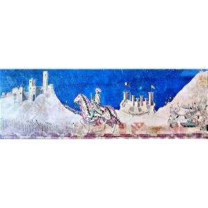 I Bozzetti originali dell'affresco del Guidoriccio da Fogliano (firmati e datati)