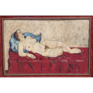 Wally Neuzil La scena di un delitto : 'La morte di un grande Amore' (cm.70x100)
