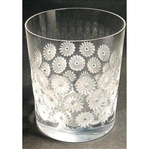 Renè Lalique - Servizio per 12 bicchieri da Wisky modello Napobury in cristallo di Baccarat. 
