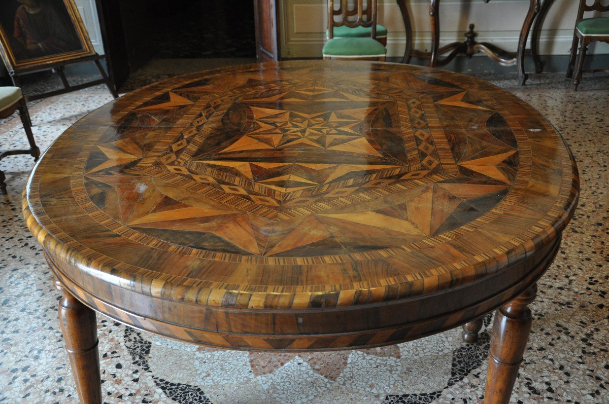 Elegante tavolo ovale sec. XIX -photo-3