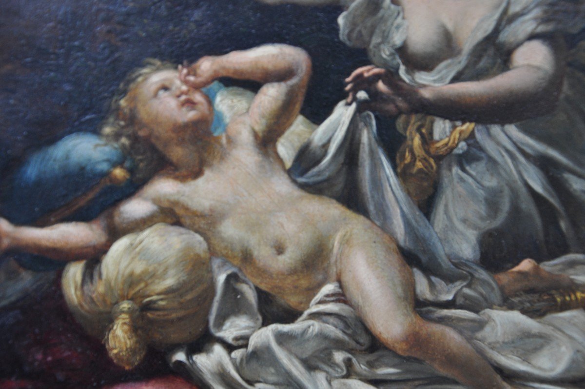 Psiche svela Amore - Maestro italiano del sec. XVII (Bologna- Roma)-photo-2