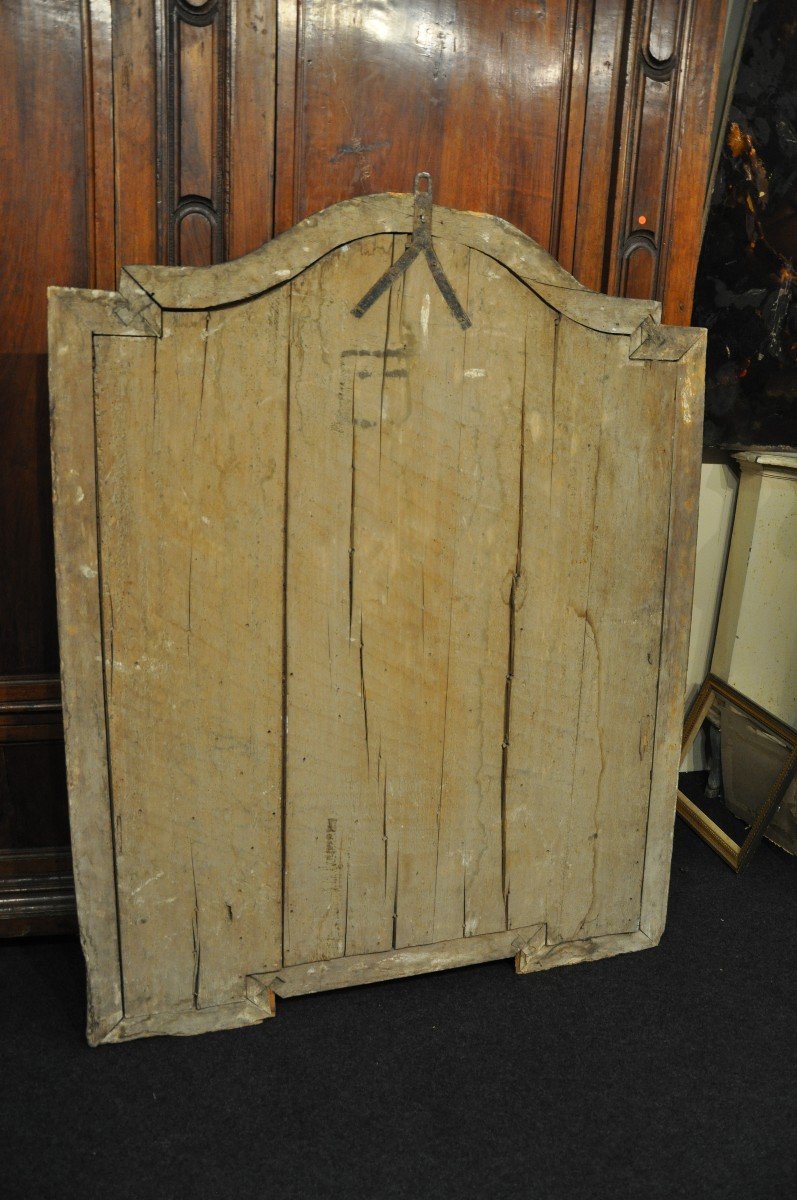 Pannello in legno laccato e dorato, Piemonte sec. XVII-XVIII-photo-4