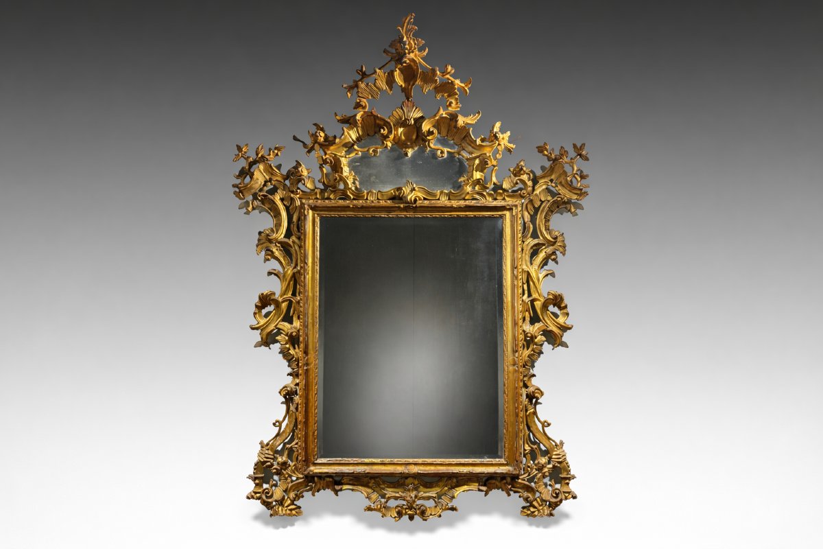 Elegante specchiera, Venezia sec. XVIII