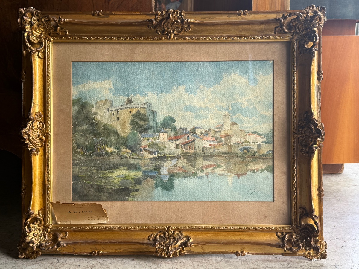 L. Deshamps "Veduta di Clisson"-photo-2