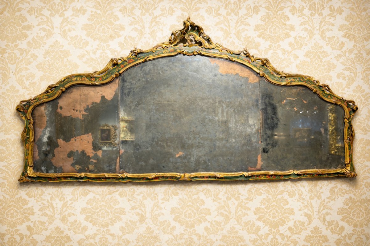 Elegante specchiera caminiera, Venezia sec. XVIII-photo-2