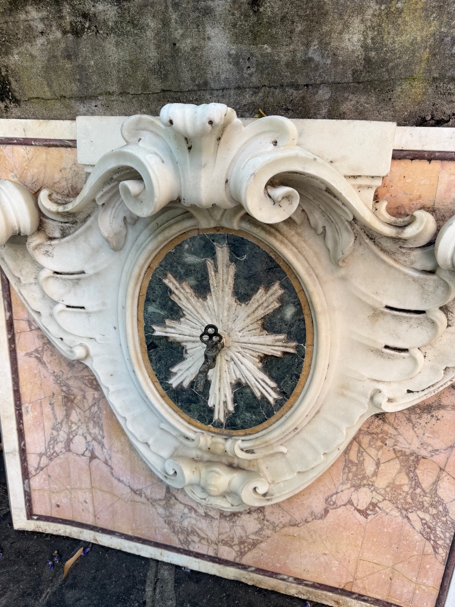 Pannello in marmo bianco scolpito. Arte barocca italiana del XVII-XVIII secolo-photo-4
