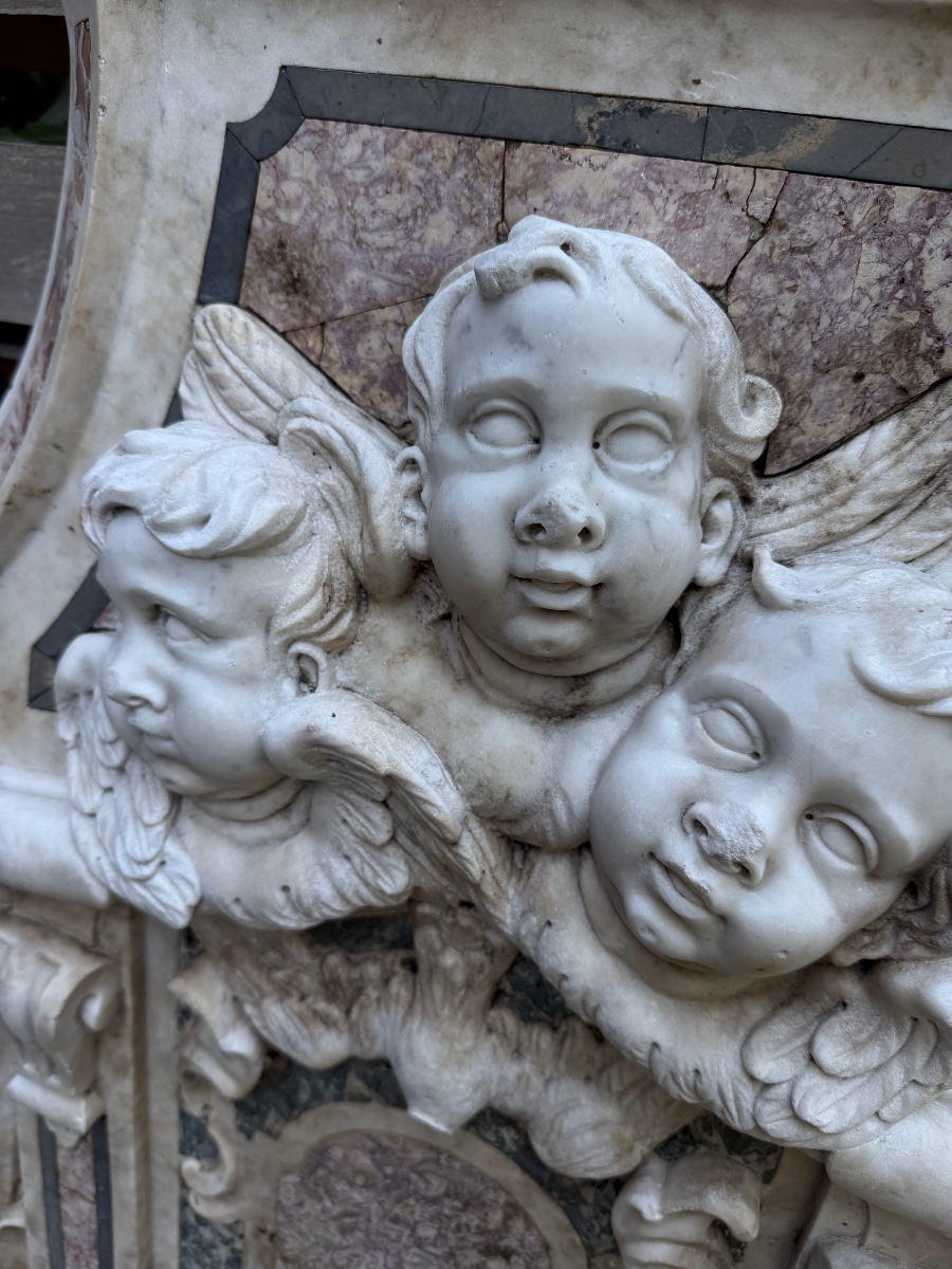 Scultore italiano sec. XVII- XVIII Elemento decorativo-photo-2