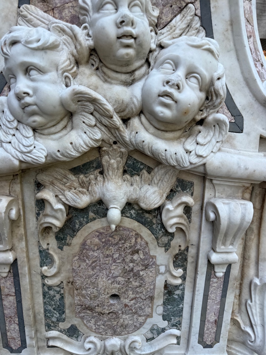 Scultore italiano sec. XVII- XVIII Elemento decorativo-photo-3