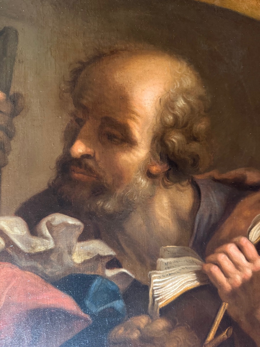 Benedetto Gennari (Cento, 1633 – Bologna,1715) "La Sacra famiglia"-photo-4