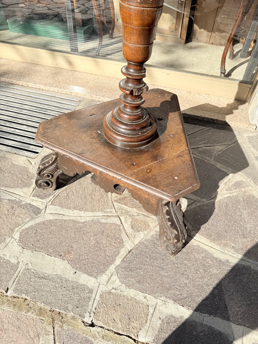 Leggio in legno scolpito sec. XVII-photo-4