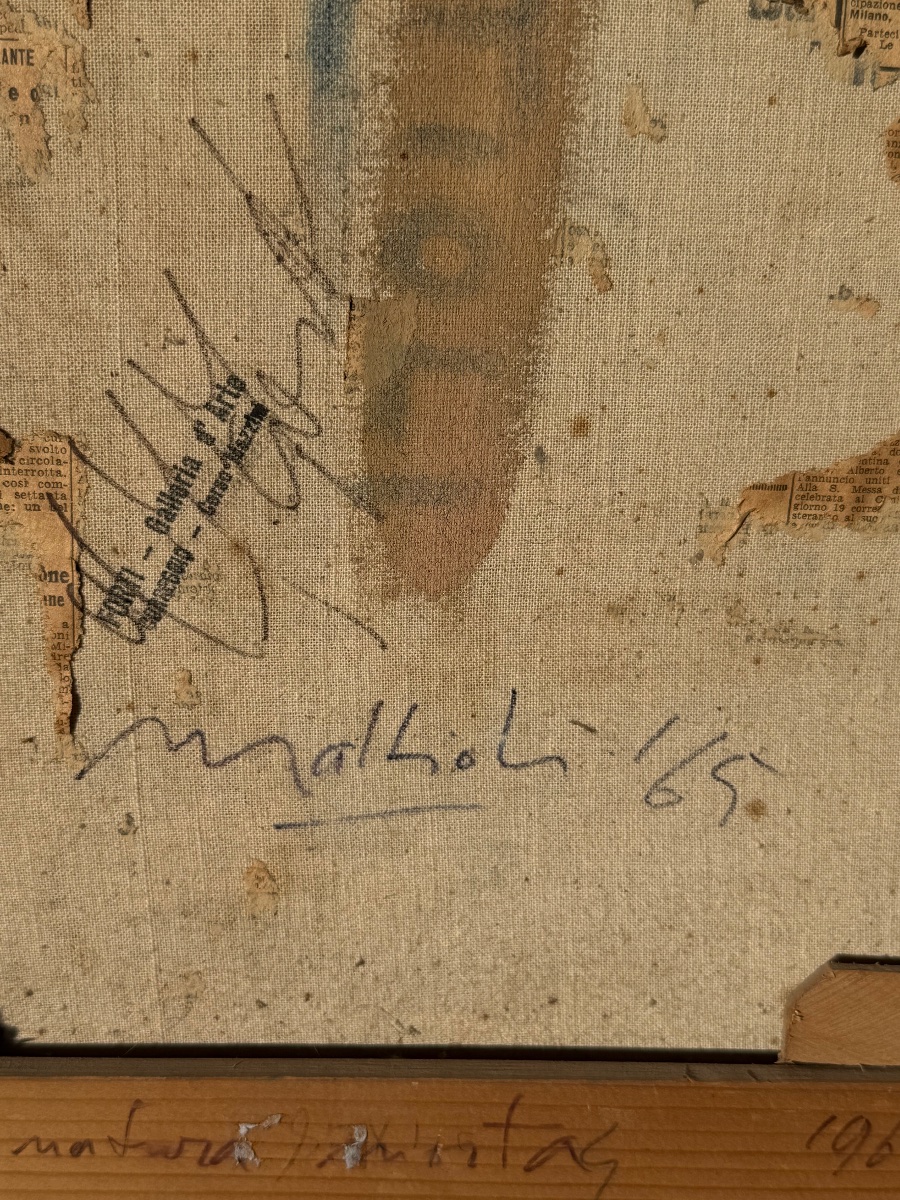 Carlo Mattioli (Modena,1911- Parma,1994)  “Doppia natura morta”-photo-1