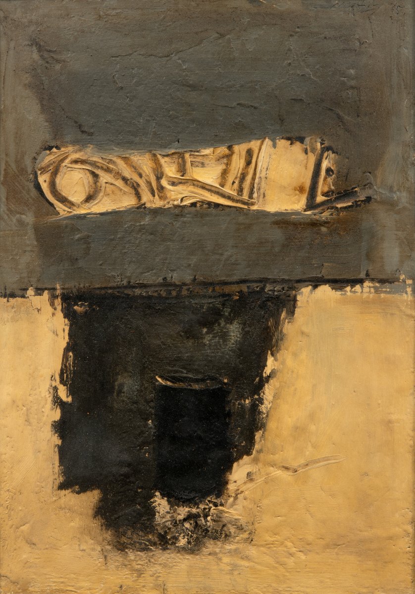 Carlo Mattioli (Modena,1911- Parma,1994)  “Doppia natura morta”