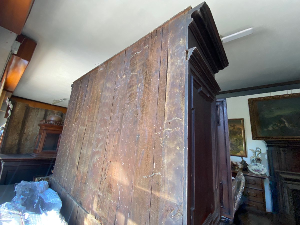 Credenza a due corpi, Reggio Emilia sec. XVII-photo-4