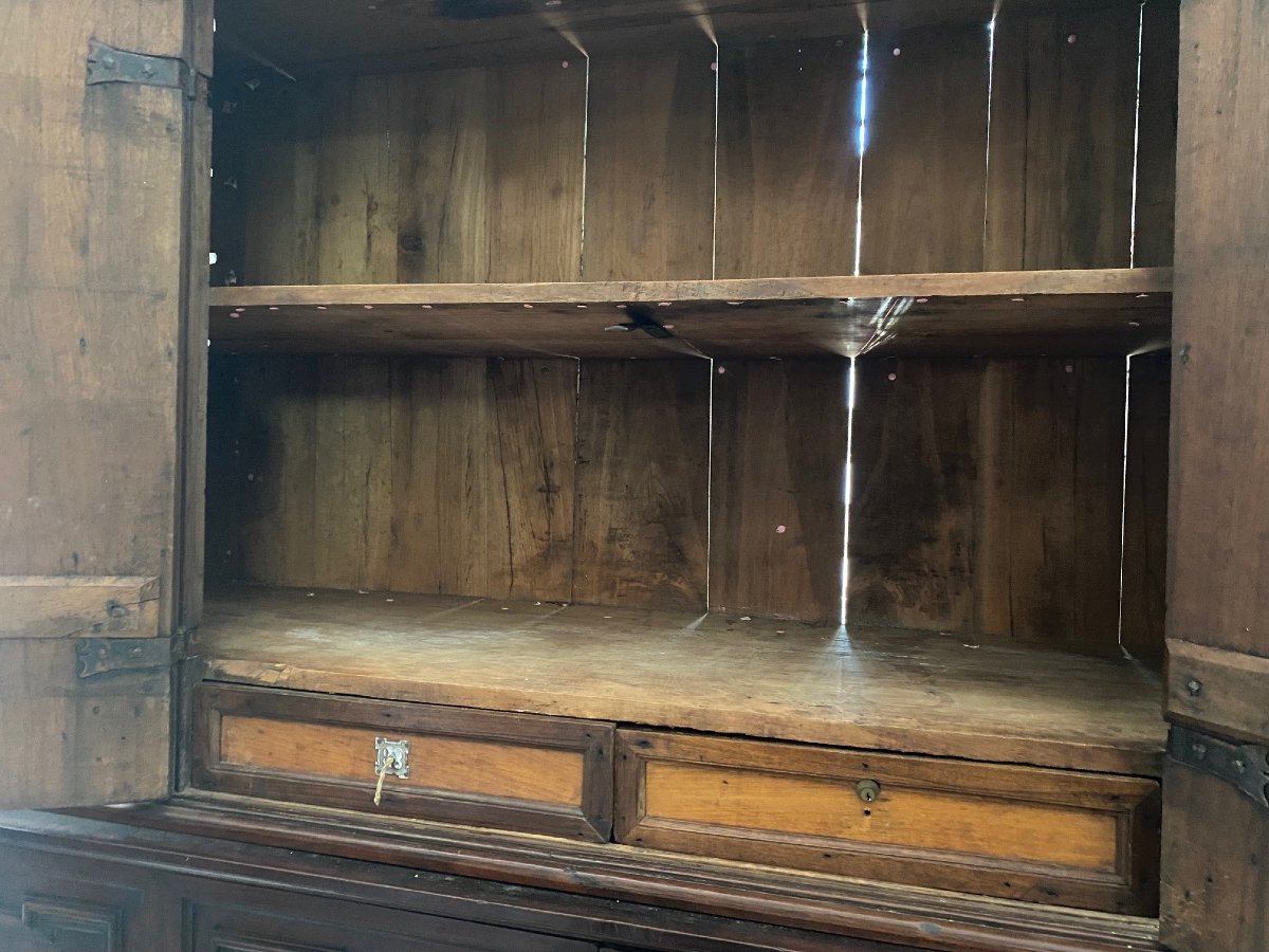 Credenza a due corpi, Reggio Emilia sec. XVII-photo-5