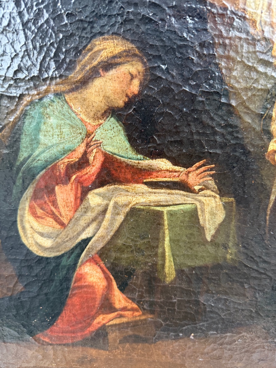 Maestro del sec. XVII-XVIII  Emilia-Marche "Annunciazione"-photo-2